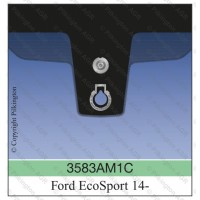 Стекло с заменой Лобовое стекло с датчиком дождя Ford Ecosport 2014-