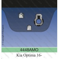 Стекло с заменой Лобовое стекло с обогревом и датчиком дождя KIA OPTIMA (JF) SED 2016- ДД+ДЗ+обогрев