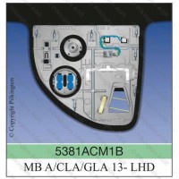 Стекло с заменой Лобовое стекло MERCEDES W176 A-class,CLA C117 4D Coupe (Датчик дождя, камера) 2012-2014