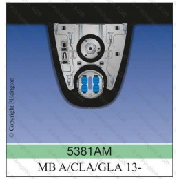 Стекло с заменой Лобовое стекло с датчиком дождя MERCEDES W176/CLA/GLA(X156) (A-CLASS )