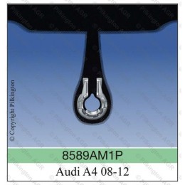 Стекло с заменой Лобовое стекло с датчиком дождя Audi A4 2008-2012 B8