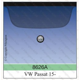 Стекло с заменой Лобовое стекло VolksWagen Passat B8 2015-